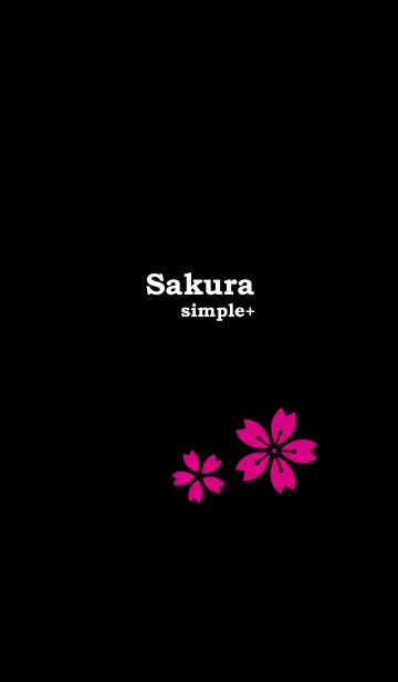 [LINE着せ替え] Sakura[simple+]Bの画像1