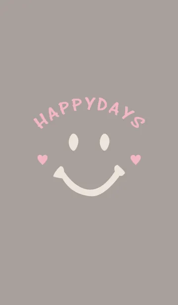 [LINE着せ替え] HAPPYDAYS. -GRAY-の画像1