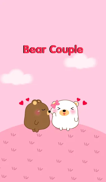 [LINE着せ替え] Bear Couple Theme(jp)の画像1