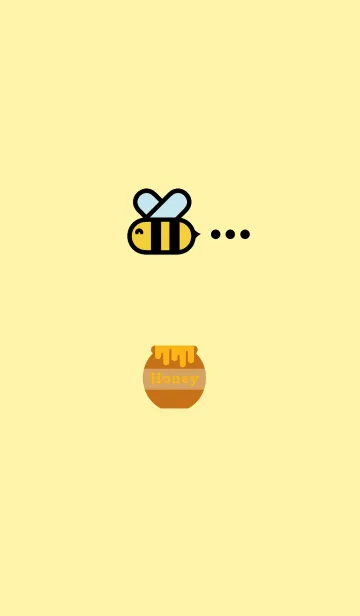 [LINE着せ替え] Bee and Honey pot 2(j)の画像1