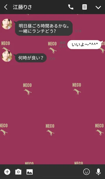 [LINE着せ替え] -NECO- 04の画像3