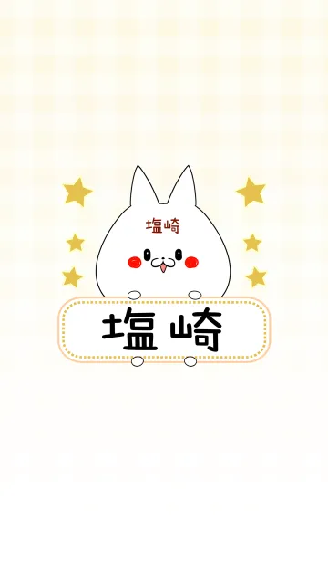 [LINE着せ替え] 塩崎専用の可愛いねこの名前着せ替えの画像1