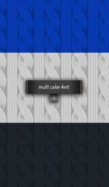 [LINE着せ替え] multi color knit #03の画像1