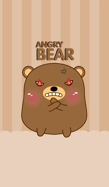 [LINE着せ替え] Angry Fat Bear Theme(jp)の画像1