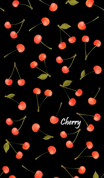 [LINE着せ替え] Cherry Pattern A[J]の画像1