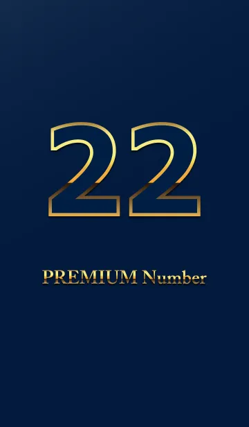 [LINE着せ替え] PREMIUM Number 22の画像1