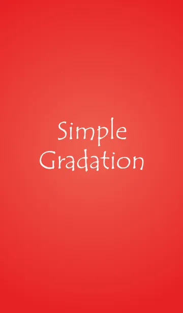 [LINE着せ替え] Simple Gradation -RED-の画像1