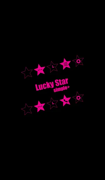 [LINE着せ替え] Lucky Star[simple+]Cの画像1