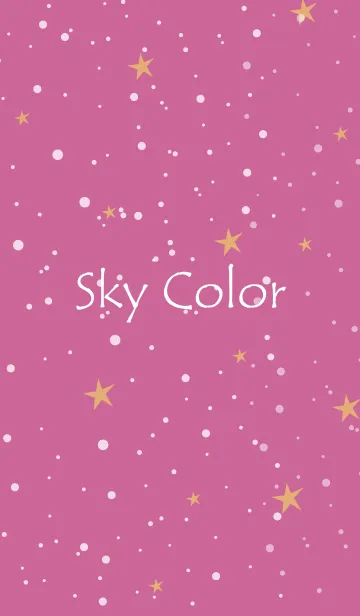 [LINE着せ替え] Sky Color -PINK-の画像1