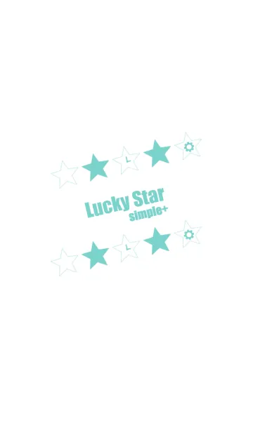 [LINE着せ替え] Lucky Star[simple+]Eの画像1