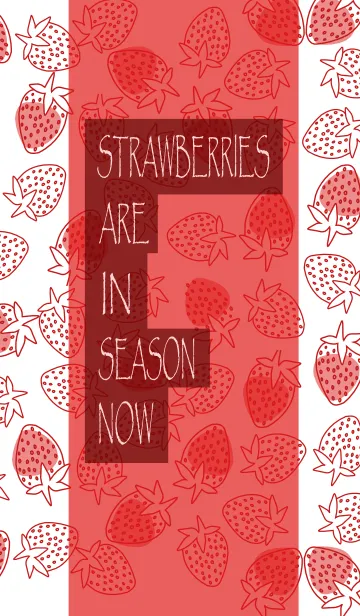 [LINE着せ替え] strawberries seasonの画像1