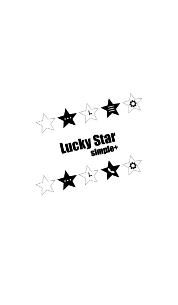 [LINE着せ替え] Lucky Star[simple+]Aの画像1