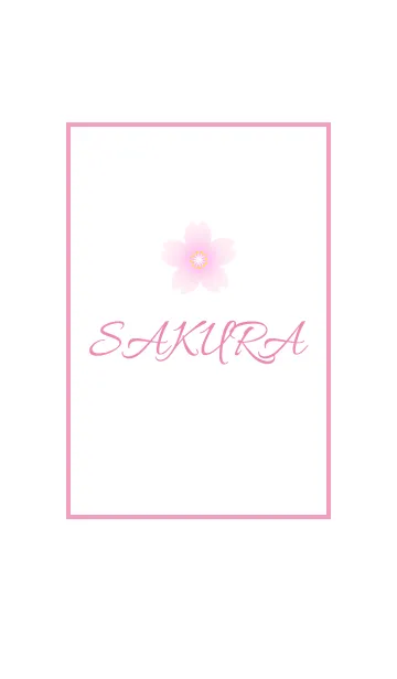 [LINE着せ替え] Sakura theme type 3の画像1