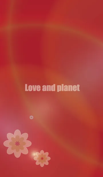 [LINE着せ替え] Love and planetの画像1