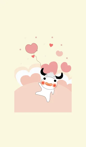 [LINE着せ替え] Cute buffalo theme (JP) v.3の画像1