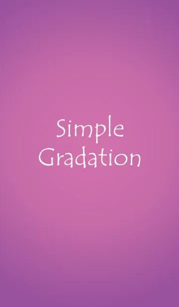 [LINE着せ替え] Simple Gradation -PURPLE-の画像1