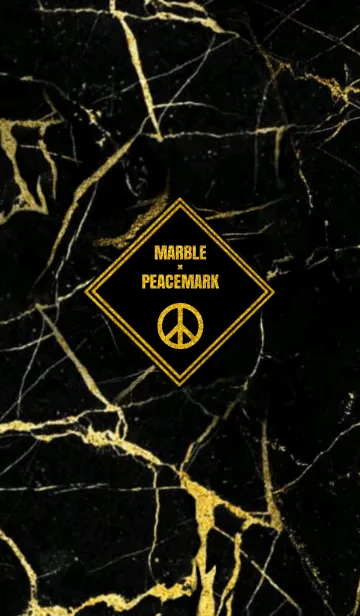 [LINE着せ替え] GOLDEN MARBLE × PEACEMARKの画像1