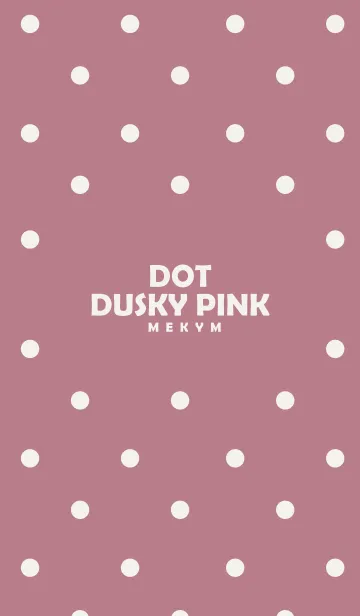 [LINE着せ替え] -DOT DUSKY PINK-の画像1