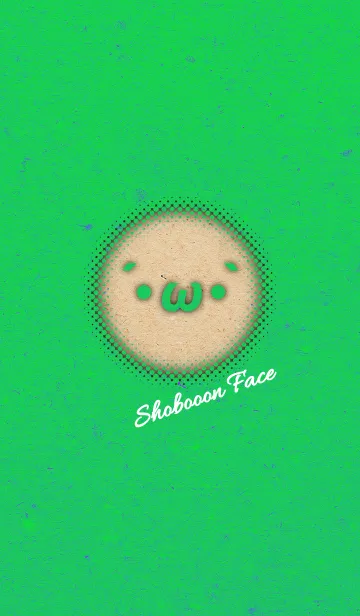 [LINE着せ替え] Shobooon Face -green-の画像1