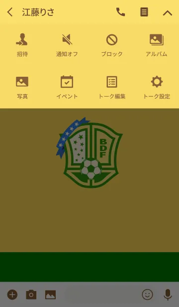 [LINE着せ替え] Bola de Futebol <Yellow/Green>の画像4