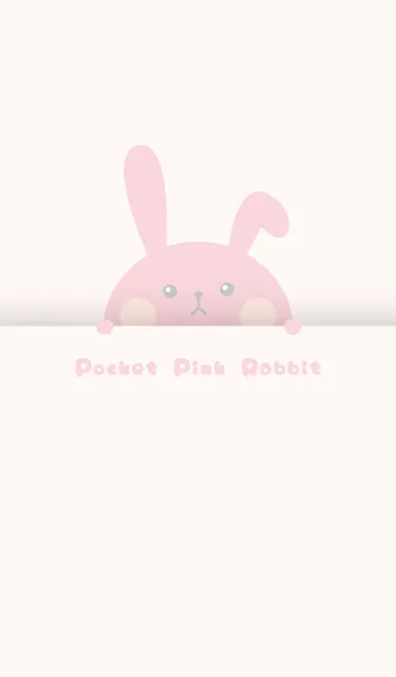 [LINE着せ替え] Pocket Pink Rabbitの画像1