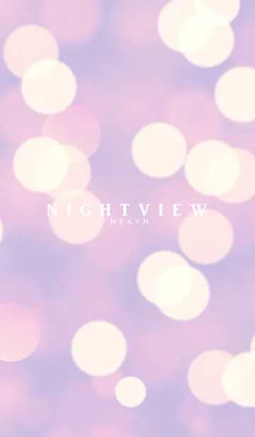 [LINE着せ替え] NIGHTVIEW -PURPLE-の画像1