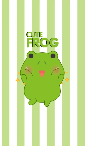 [LINE着せ替え] Cute Fat Frog Theme(jp)の画像1