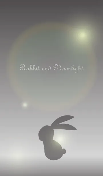 [LINE着せ替え] Rabbit and Moonlightの画像1