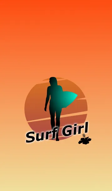 [LINE着せ替え] Surf Girl 14(j)の画像1