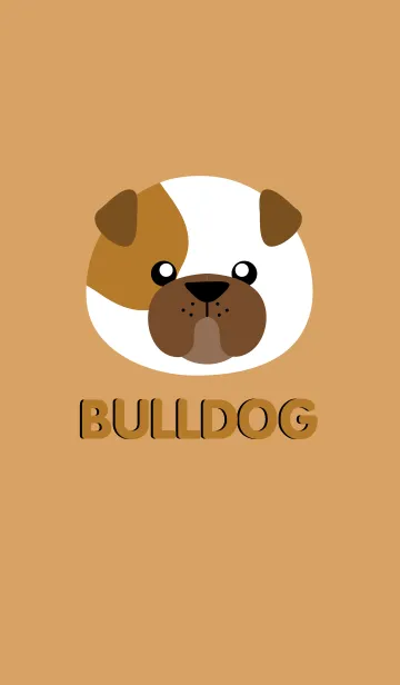 [LINE着せ替え] Cute Face Bulldog dog Theme(jp)の画像1