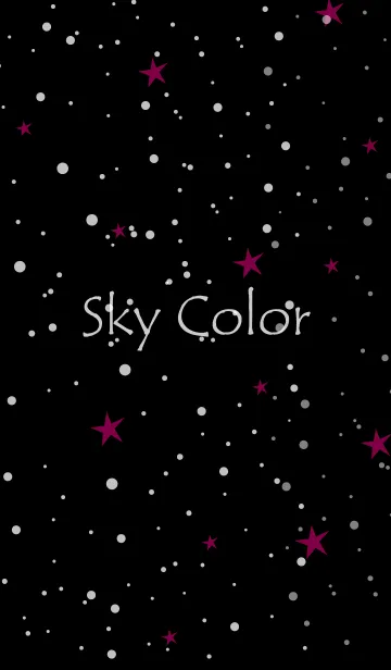 [LINE着せ替え] Sky Color -BLACK-の画像1