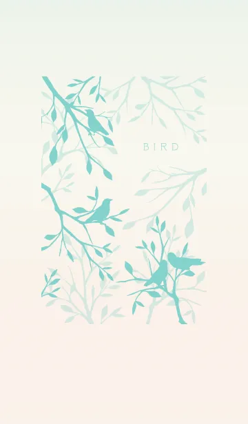 [LINE着せ替え] Small bird - GREEN -の画像1