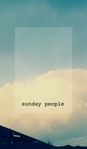 [LINE着せ替え] Sunday peopleの画像1