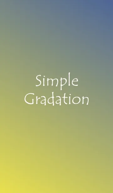 [LINE着せ替え] Simple Gradation -BLUE+YELLOW-の画像1