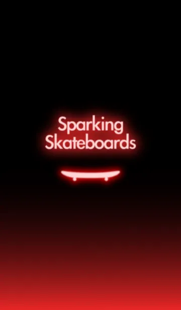 [LINE着せ替え] Sparking Skateboards <P10>の画像1