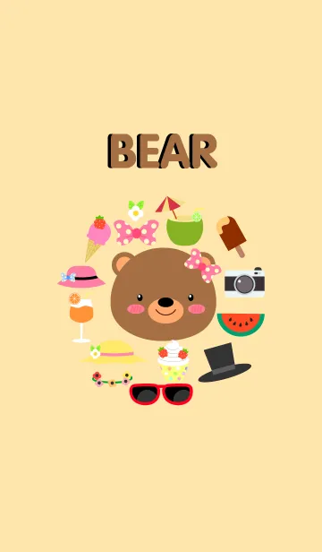 [LINE着せ替え] Accessories Bear (jp)の画像1