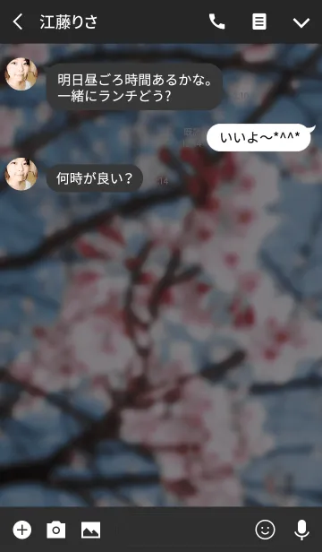 [LINE着せ替え] icon - Cherry Blossoms -の画像3