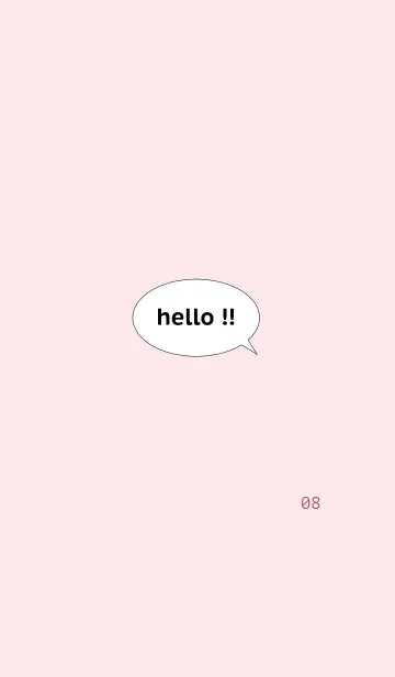 [LINE着せ替え] Hello！！ -08-の画像1