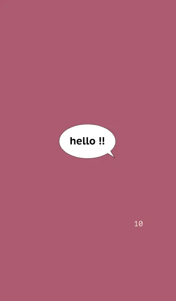 [LINE着せ替え] Hello！！ -10-の画像1