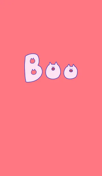 [LINE着せ替え] Boo + 3の画像1