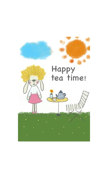 [LINE着せ替え] Happy tea time！の画像1