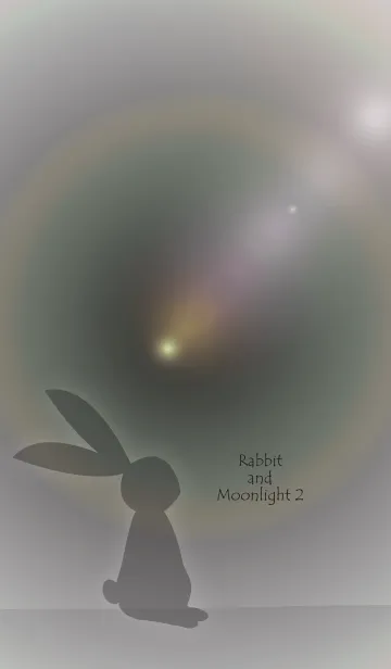 [LINE着せ替え] Rabbit and Moonlight 2の画像1