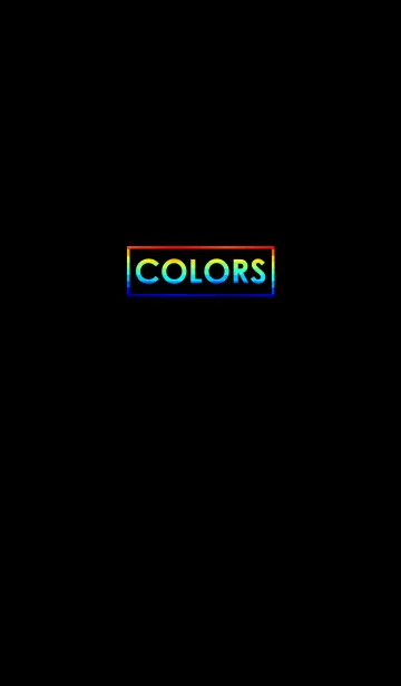 [LINE着せ替え] Colors on Blackの画像1