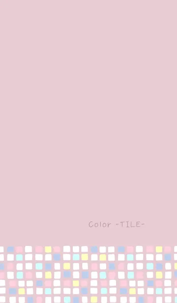 [LINE着せ替え] Color -TILE- 03の画像1