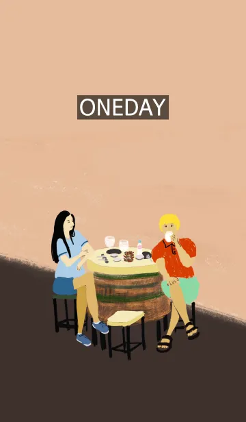 [LINE着せ替え] ONEDAY 07の画像1