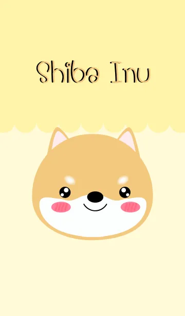 [LINE着せ替え] Simple Lovely Shiba Inu Dog Theme (jp)の画像1