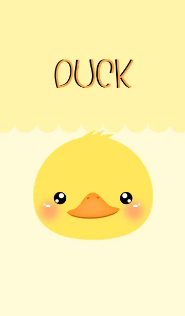 [LINE着せ替え] Simple Lovely Duck Theme (jp)の画像1