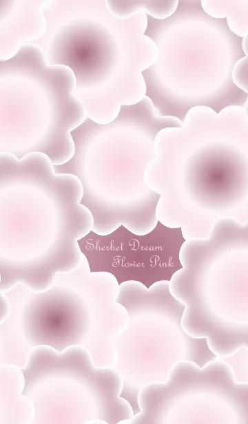 [LINE着せ替え] Sherbet Dream Flower Pinkの画像1