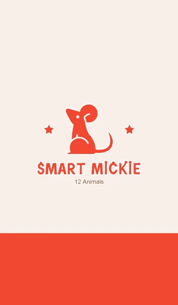 [LINE着せ替え] Smart Mickie : 12 Animalsの画像1