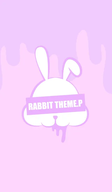 [LINE着せ替え] DARK RABBIT.PURPLE 3の画像1